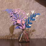 Bouquet di fiori colorati - palette rosa / viola / blu